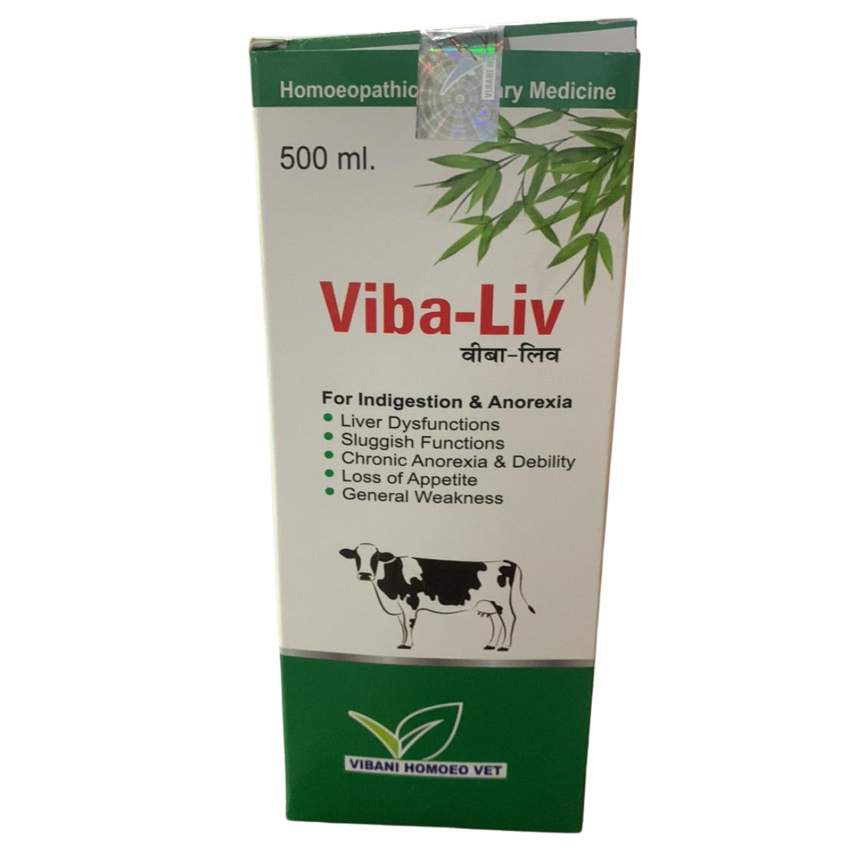 Viba-Liv 500ml veterinary product by Vibani Homeo Vet